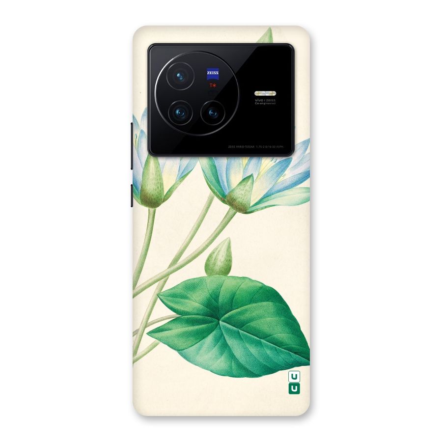 Blue Lotus Back Case for Vivo X80