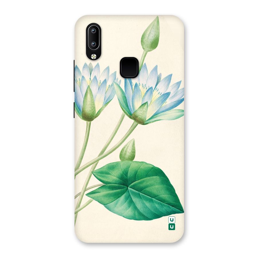 Blue Lotus Back Case for Vivo Y93
