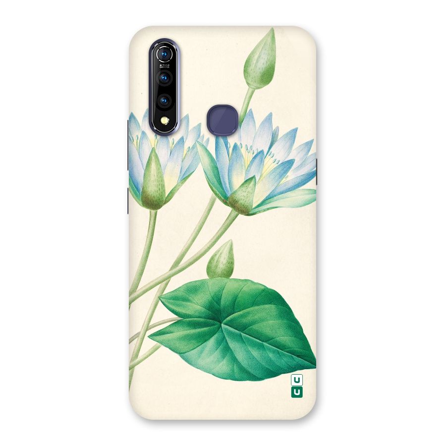 Blue Lotus Back Case for Vivo Z1 Pro