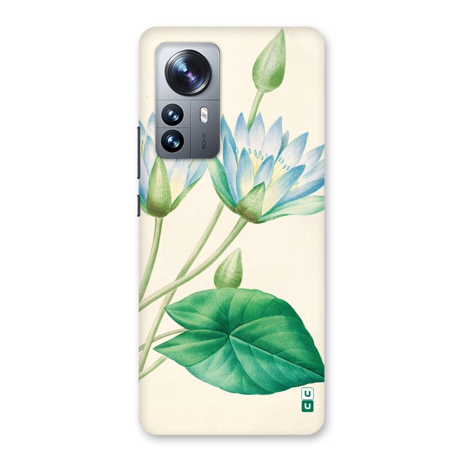 Blue Lotus Back Case for Xiaomi 12 Pro
