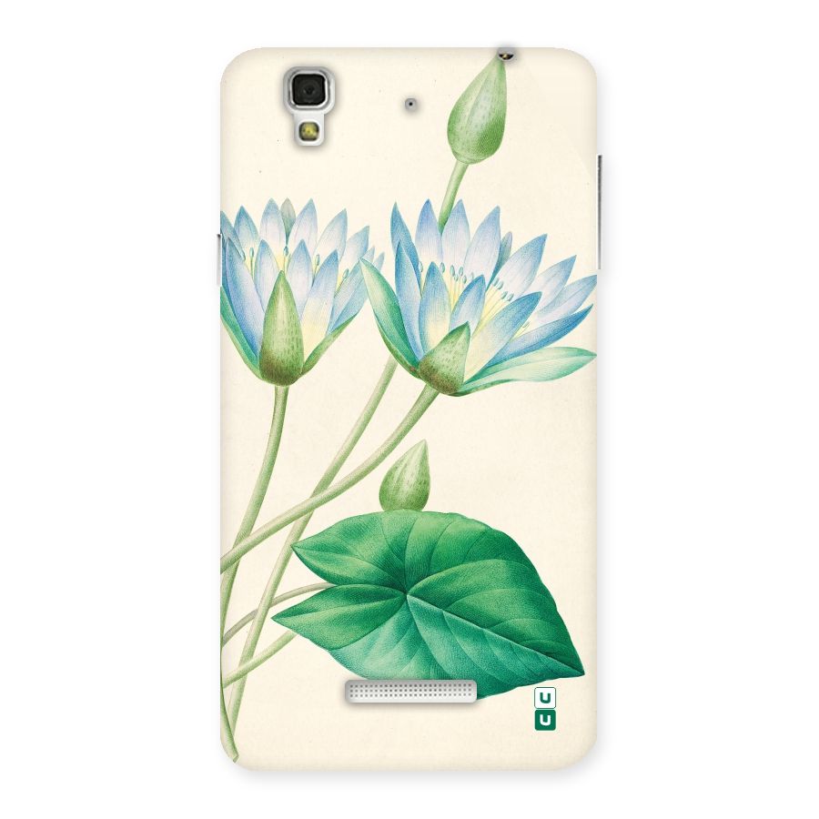 Blue Lotus Back Case for Yu Yureka
