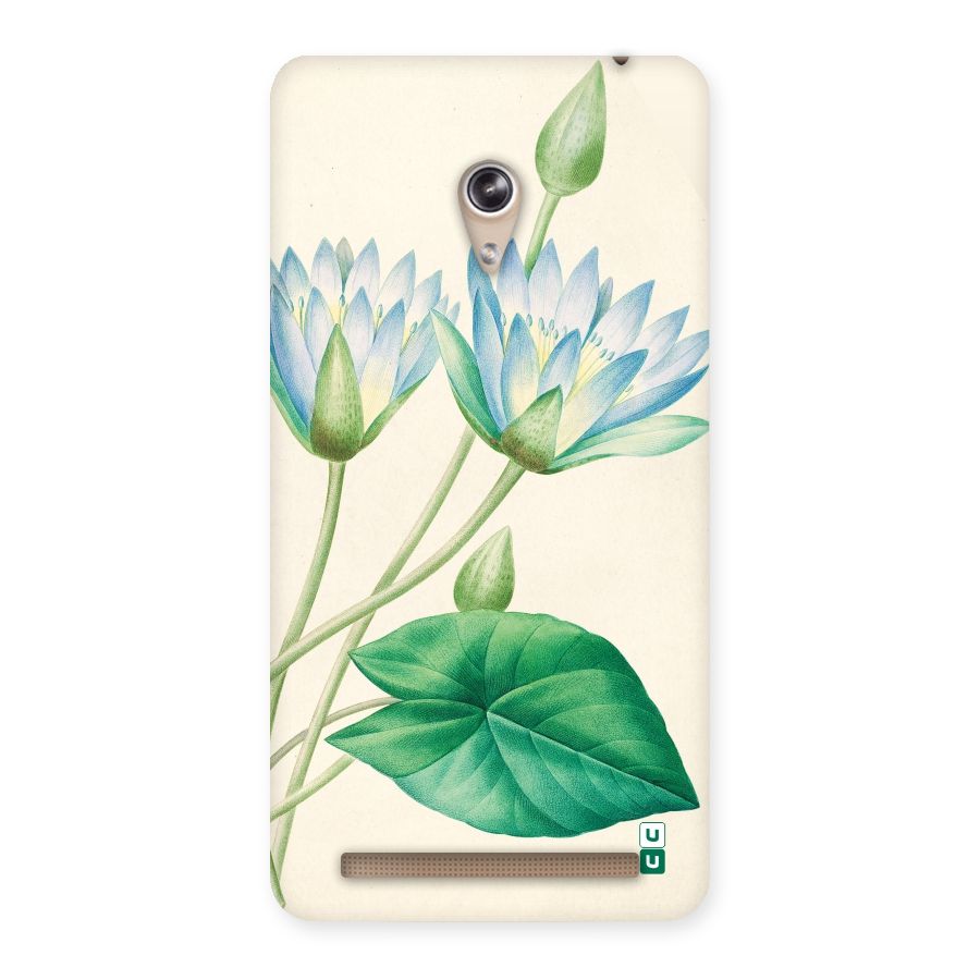 Blue Lotus Back Case for Zenfone 6