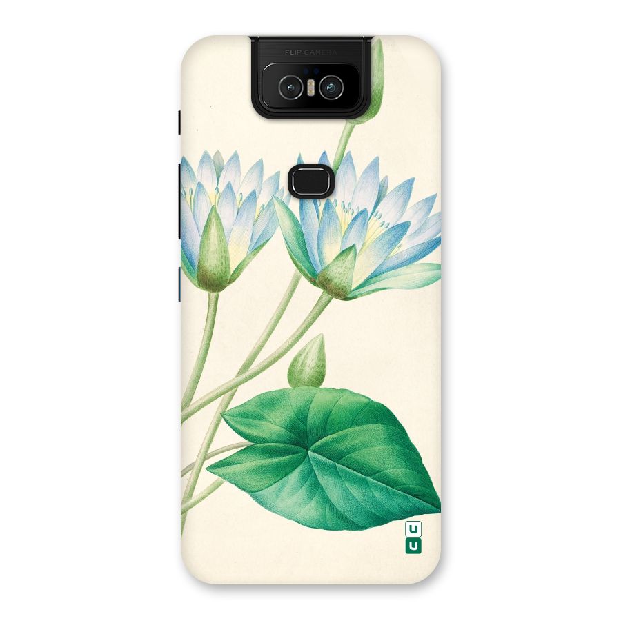 Blue Lotus Back Case for Zenfone 6z