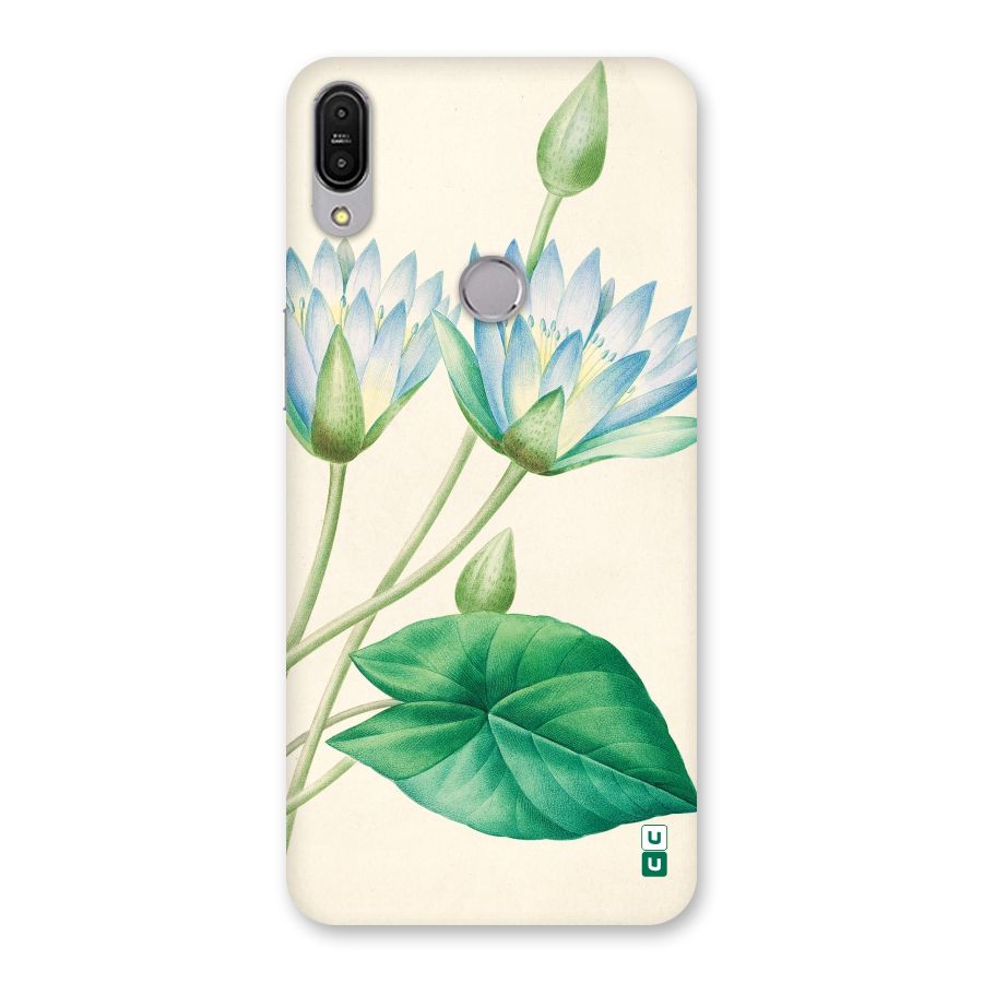 Blue Lotus Back Case for Zenfone Max Pro M1
