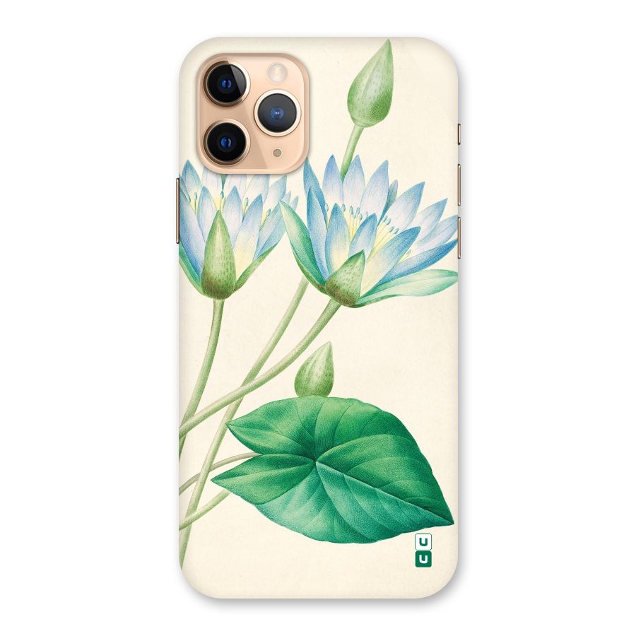 Blue Lotus Back Case for iPhone 11 Pro