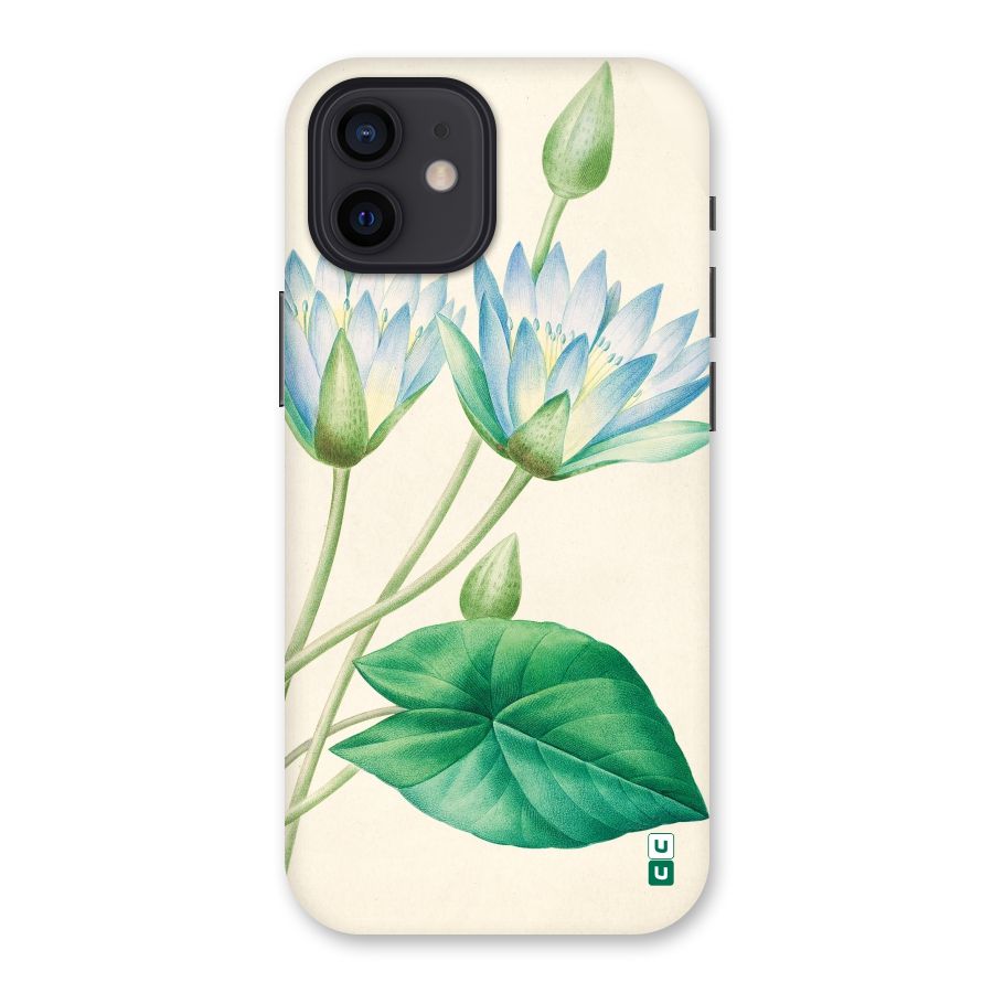 Blue Lotus Back Case for iPhone 12