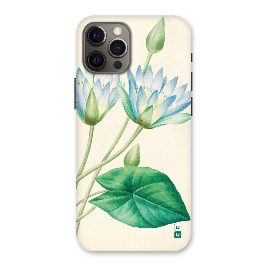 Blue Lotus Back Case for iPhone 12 Pro Max