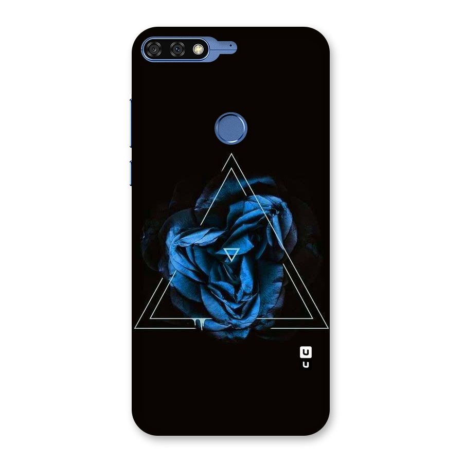 Blue Magic Triangle Back Case for Honor 7C