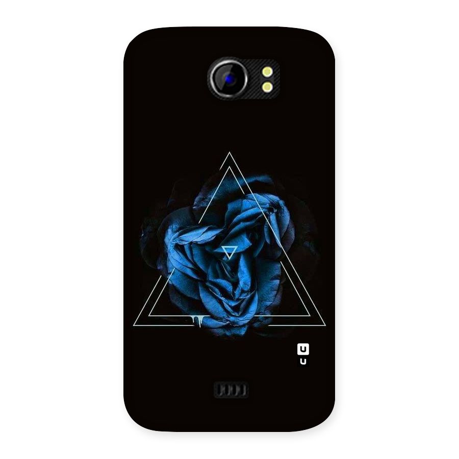 Blue Magic Triangle Back Case for Micromax Canvas 2 A110