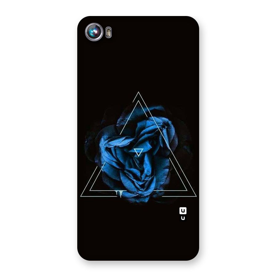 Blue Magic Triangle Back Case for Micromax Canvas Fire 4 A107
