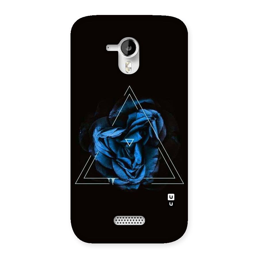 Blue Magic Triangle Back Case for Micromax Canvas HD A116