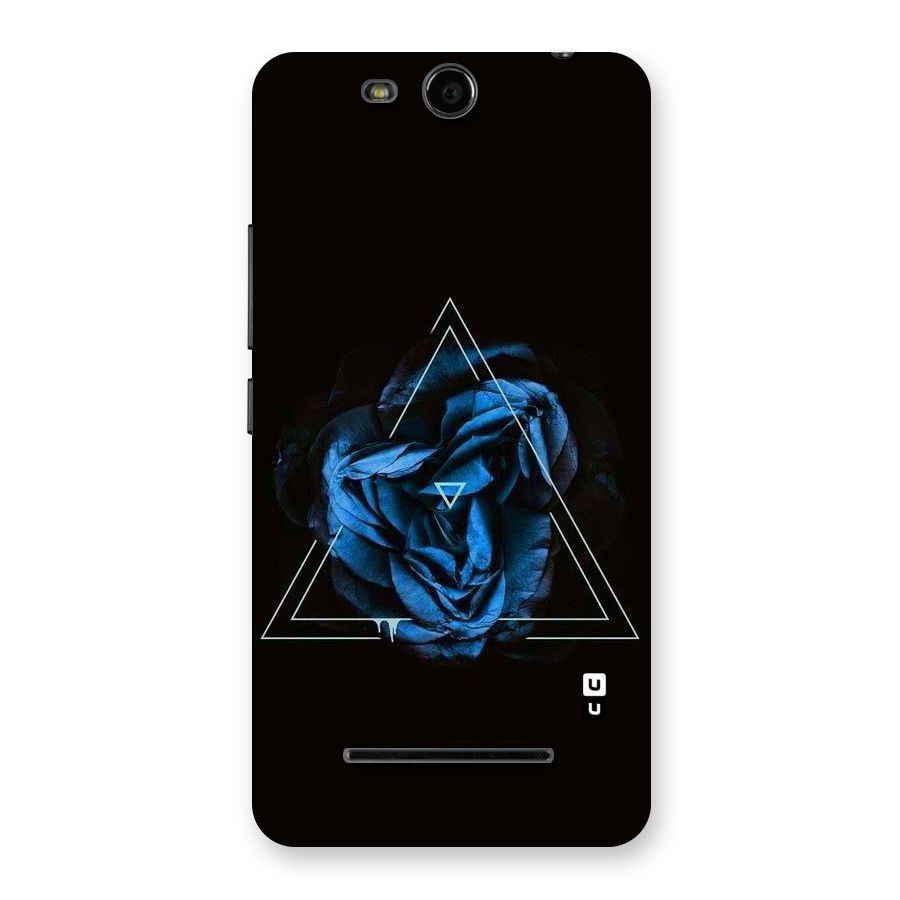 Blue Magic Triangle Back Case for Micromax Canvas Juice 3 Q392