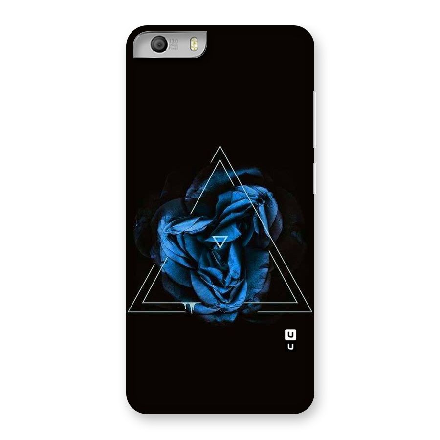 Blue Magic Triangle Back Case for Micromax Canvas Knight 2