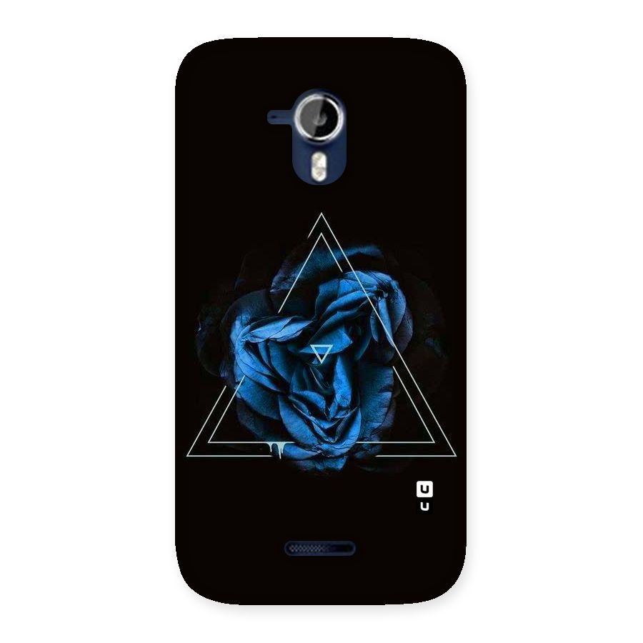 Blue Magic Triangle Back Case for Micromax Canvas Magnus A117