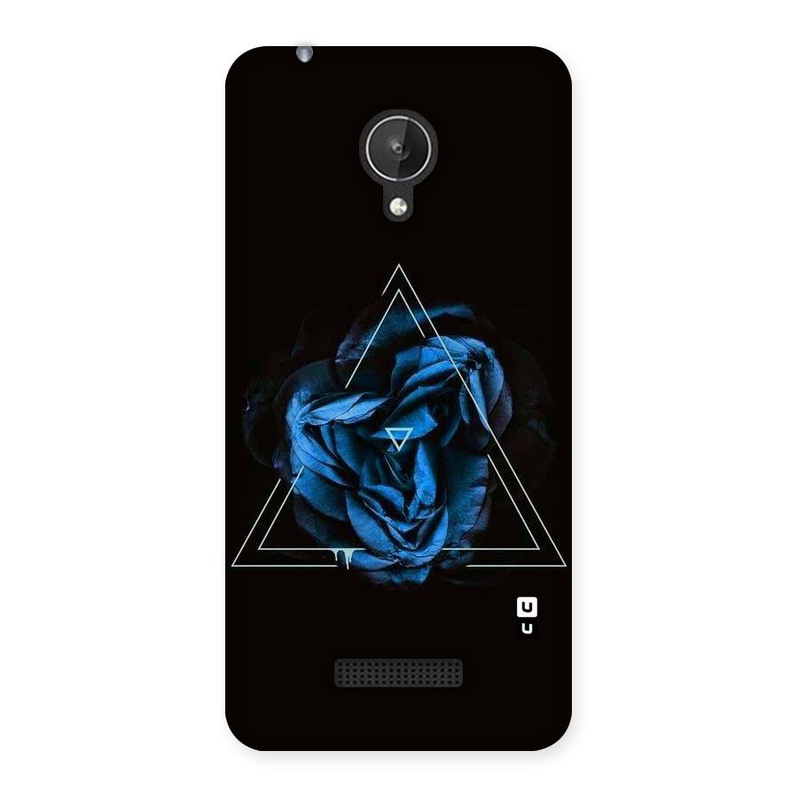 Blue Magic Triangle Back Case for Micromax Canvas Spark Q380