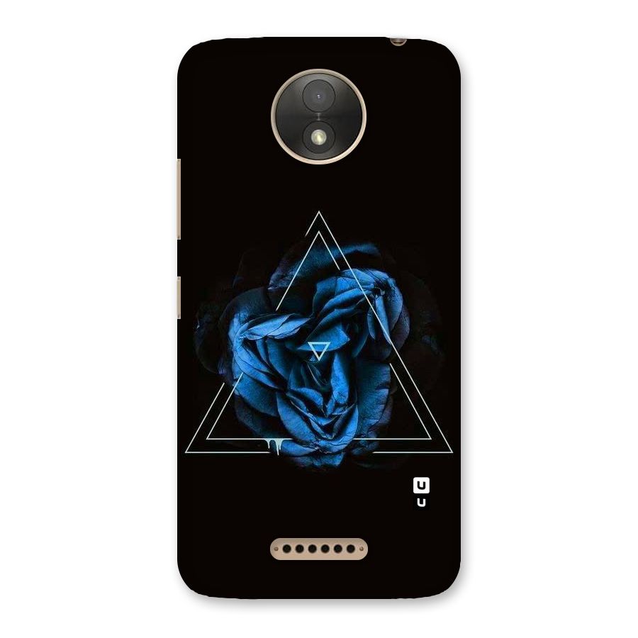 Blue Magic Triangle Back Case for Moto C Plus