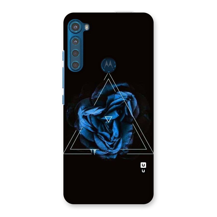 Blue Magic Triangle Back Case for Motorola One Fusion Plus
