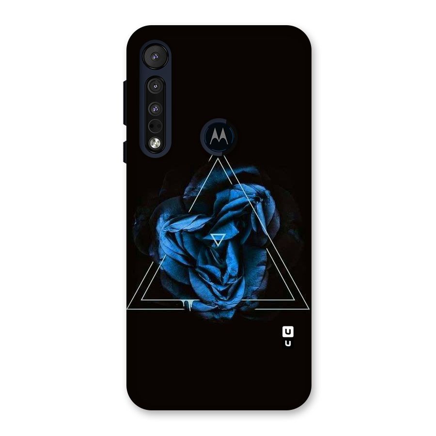 Blue Magic Triangle Back Case for Motorola One Macro