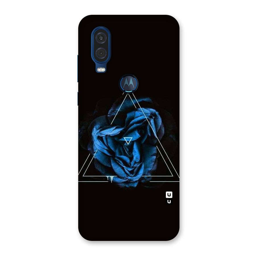 Blue Magic Triangle Back Case for Motorola One Vision