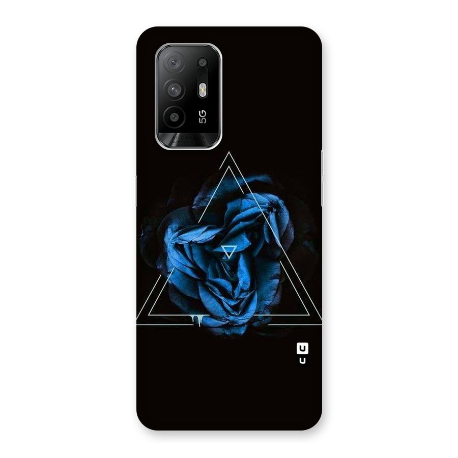 Blue Magic Triangle Back Case for Oppo F19 Pro Plus 5G