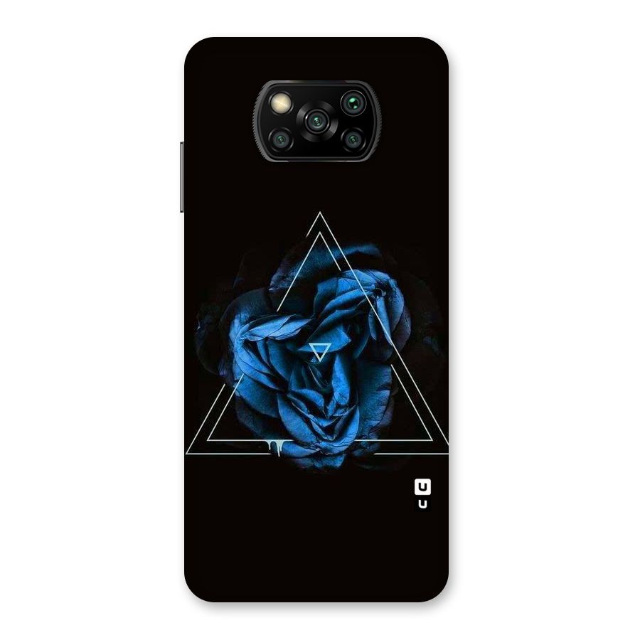 Blue Magic Triangle Back Case for Poco X3