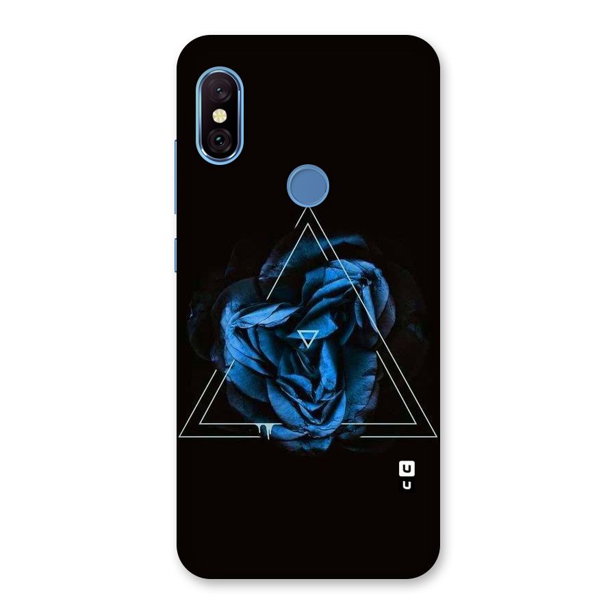 Blue Magic Triangle Back Case for Redmi Note 6 Pro
