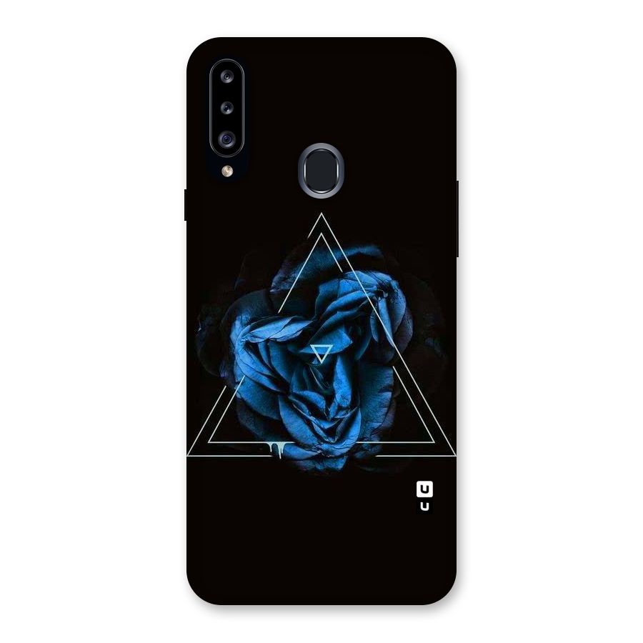 Blue Magic Triangle Back Case for Samsung Galaxy A20s