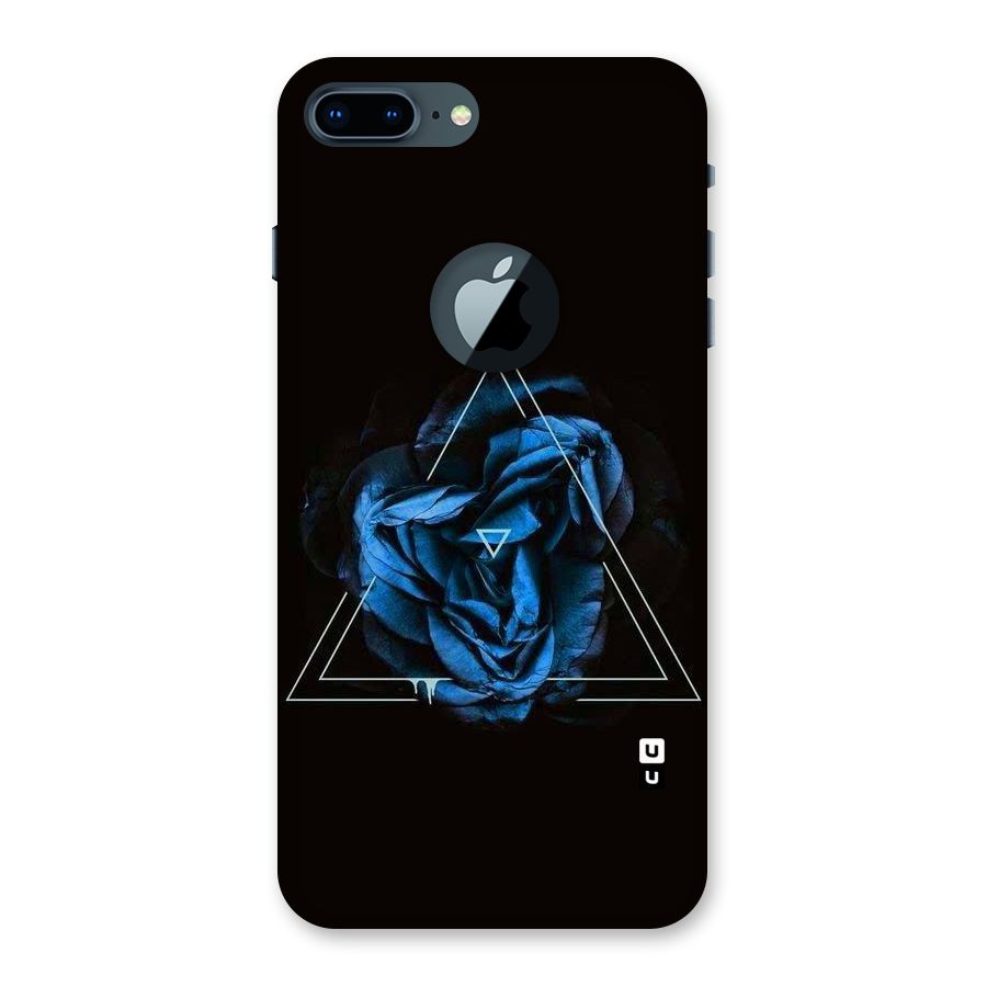 Blue Magic Triangle Back Case for iPhone 7 Plus Logo Cut
