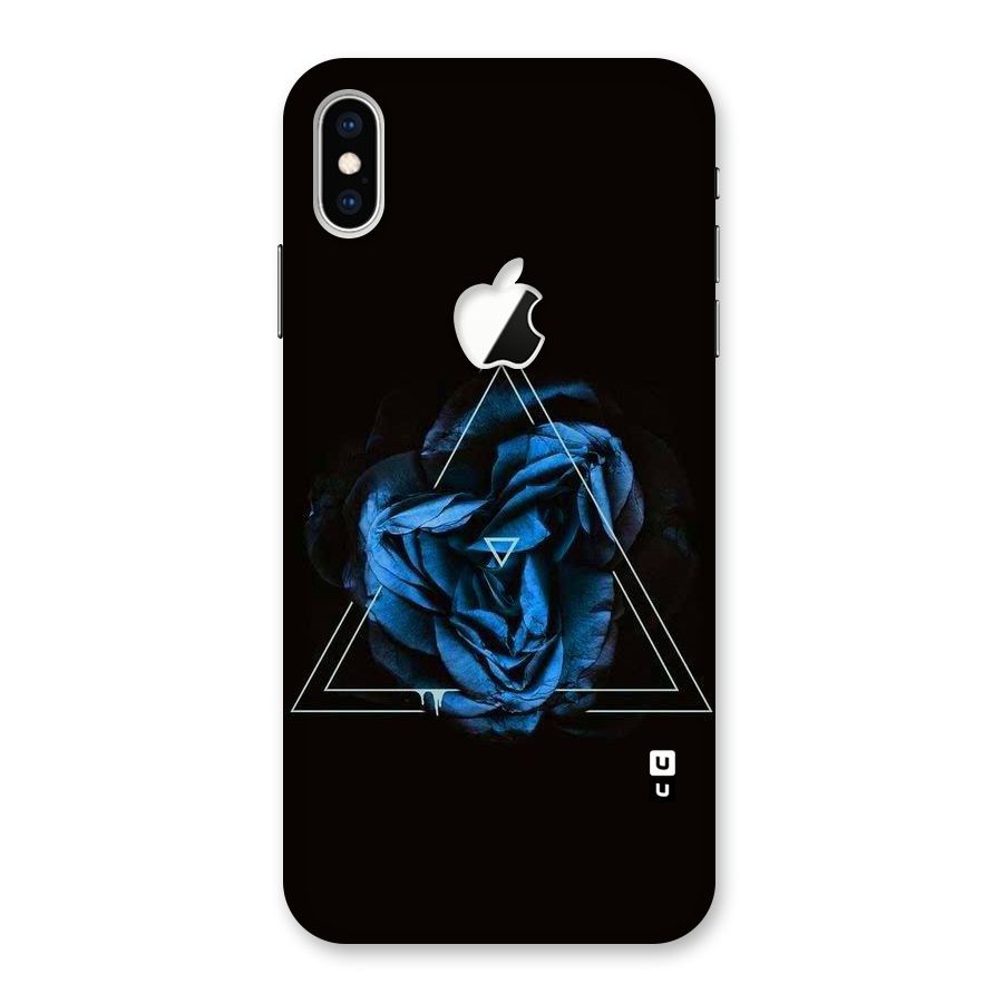 Blue Magic Triangle Back Case for iPhone XS Max Apple Cut