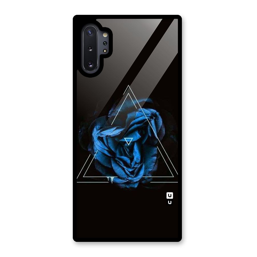 Blue Magic Triangle Glass Back Case for Galaxy Note 10 Plus