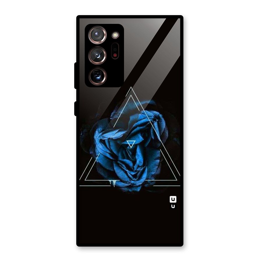 Blue Magic Triangle Glass Back Case for Galaxy Note 20 Ultra