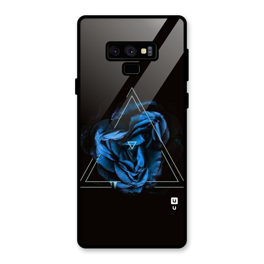 Blue Magic Triangle Glass Back Case for Galaxy Note 9