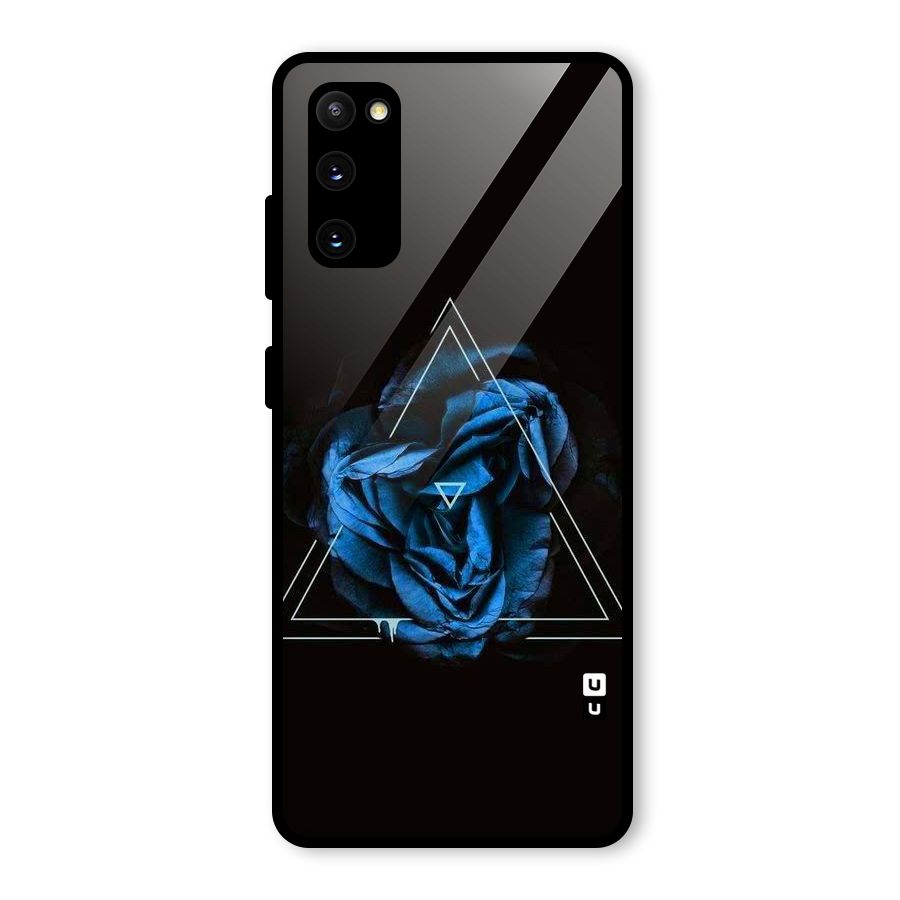Blue Magic Triangle Glass Back Case for Galaxy S20 FE 5G