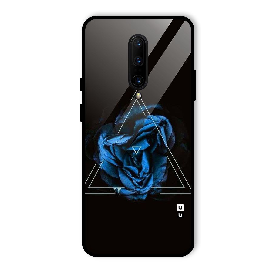 Blue Magic Triangle Glass Back Case for OnePlus 7 Pro