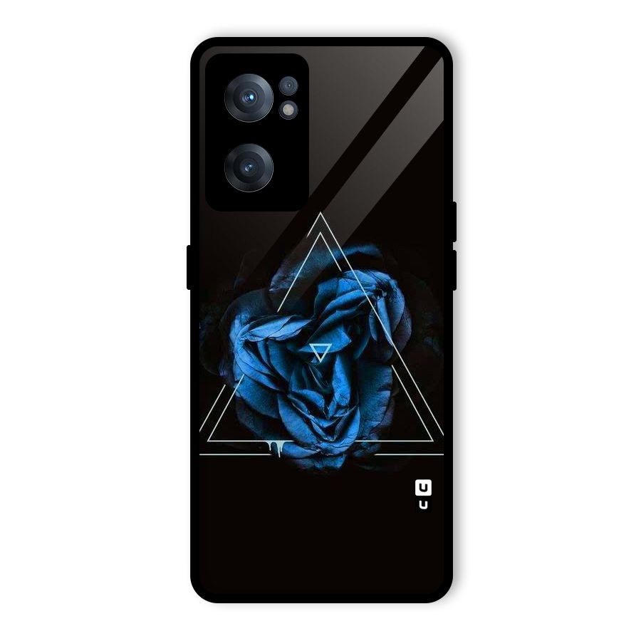 Blue Magic Triangle Glass Back Case for OnePlus Nord CE 2 5G