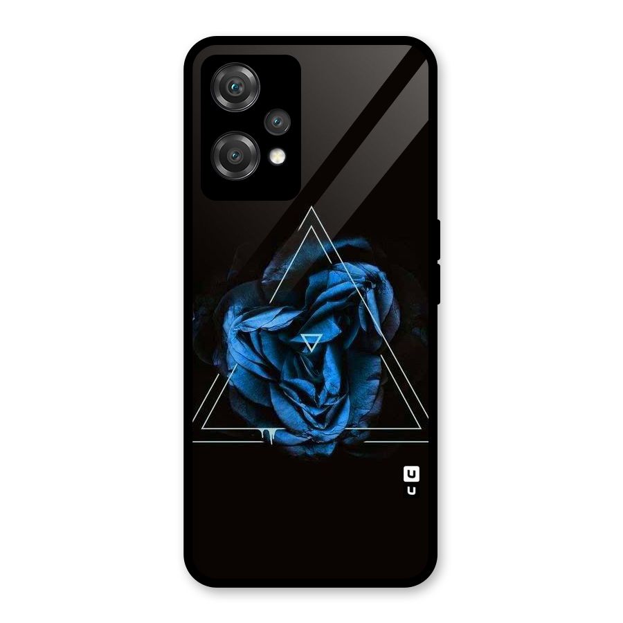 Blue Magic Triangle Glass Back Case for OnePlus Nord CE 2 Lite 5G