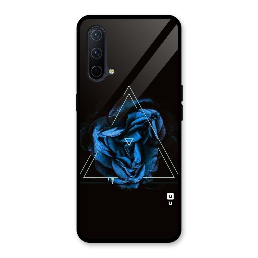 Blue Magic Triangle Glass Back Case for OnePlus Nord CE 5G