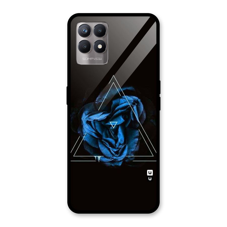 Blue Magic Triangle Glass Back Case for Realme Narzo 50