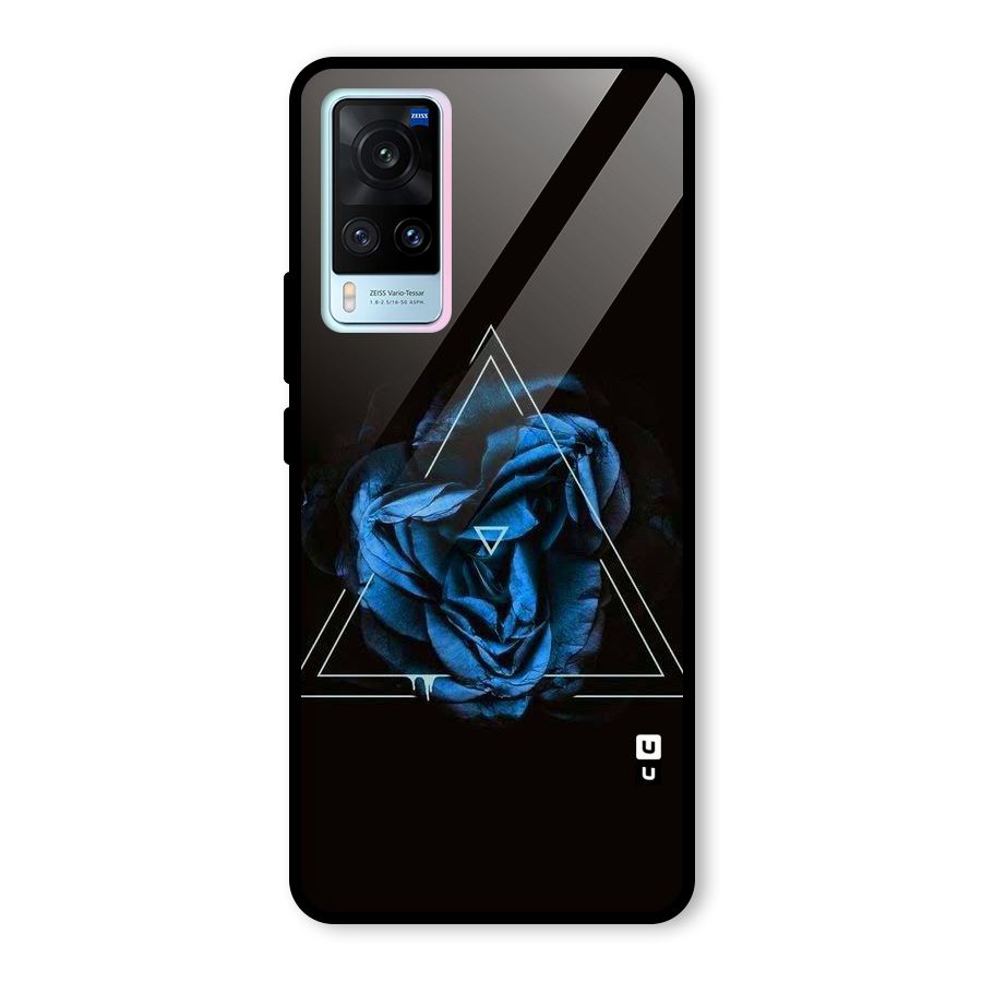 Blue Magic Triangle Glass Back Case for Vivo X60