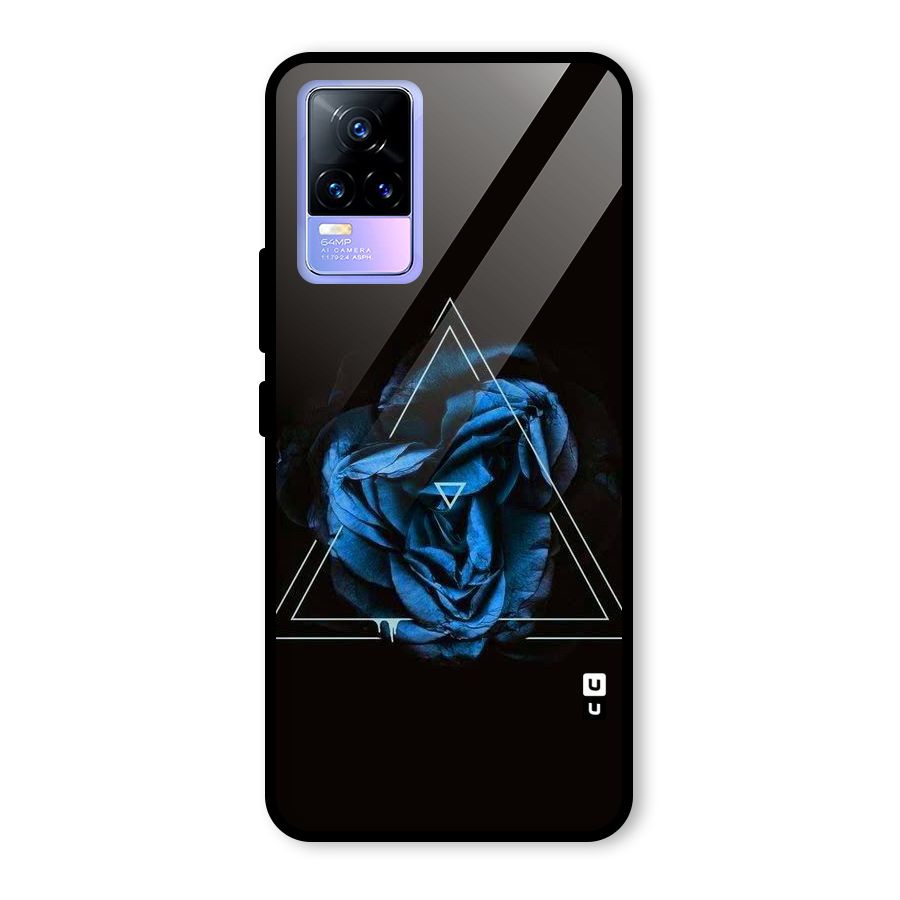 Blue Magic Triangle Glass Back Case for Vivo Y73