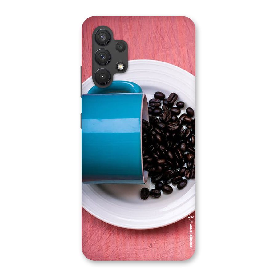 Blue Mug And Beans Back Case for Galaxy A32