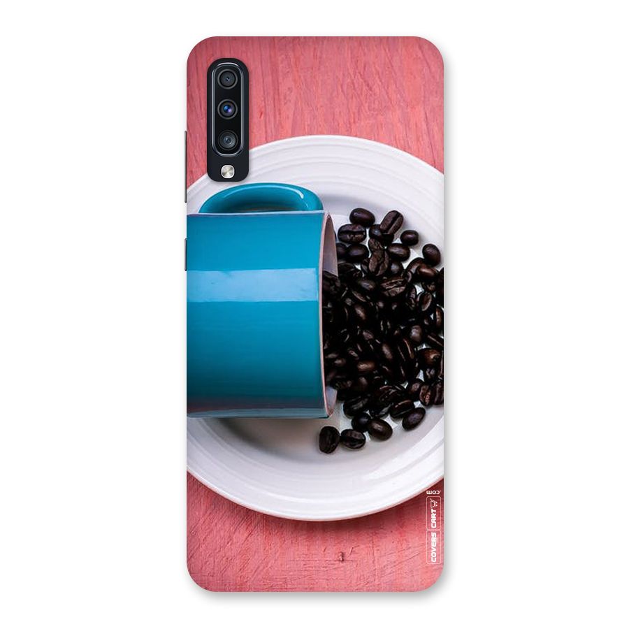 Blue Mug And Beans Back Case for Galaxy A70