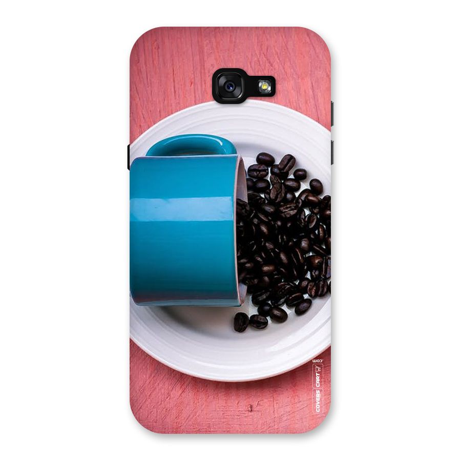 Blue Mug And Beans Back Case for Galaxy A7 (2017)