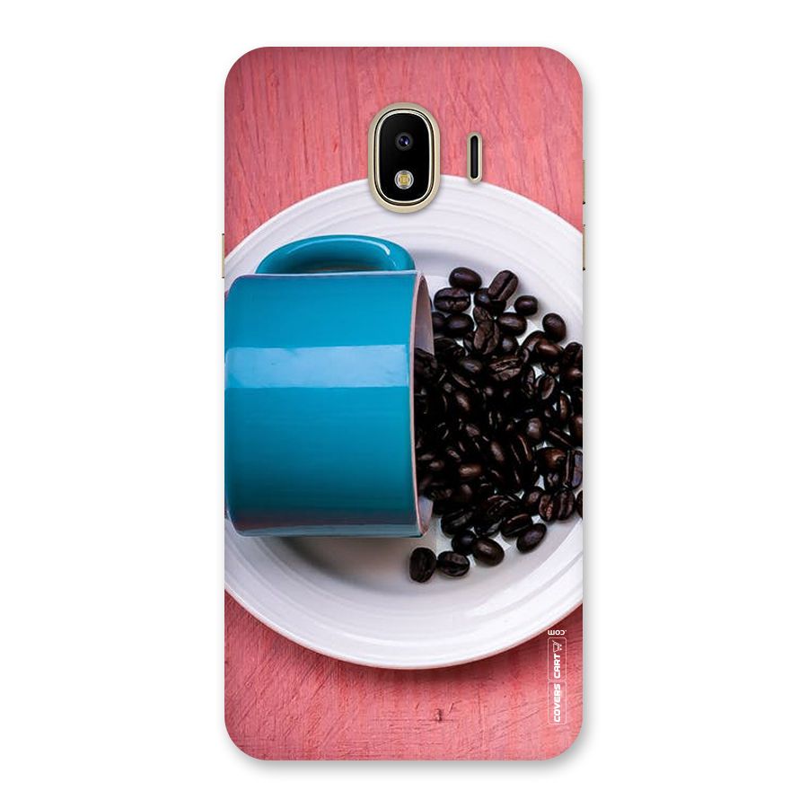 Blue Mug And Beans Back Case for Galaxy J4