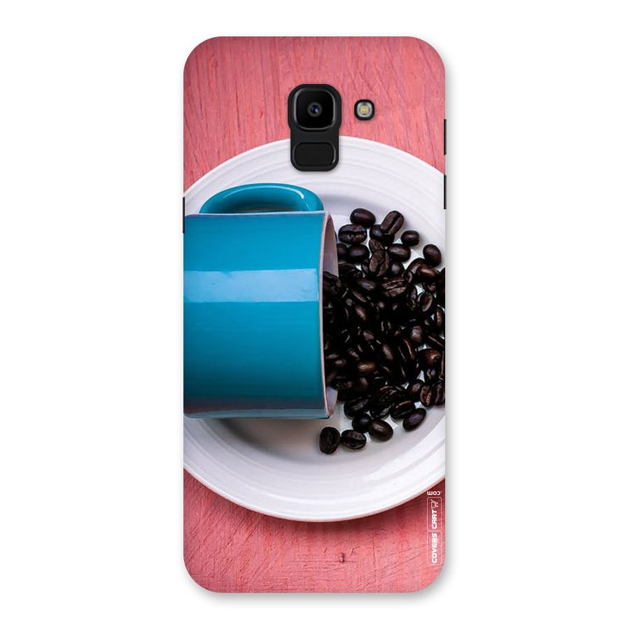 Blue Mug And Beans Back Case for Galaxy J6