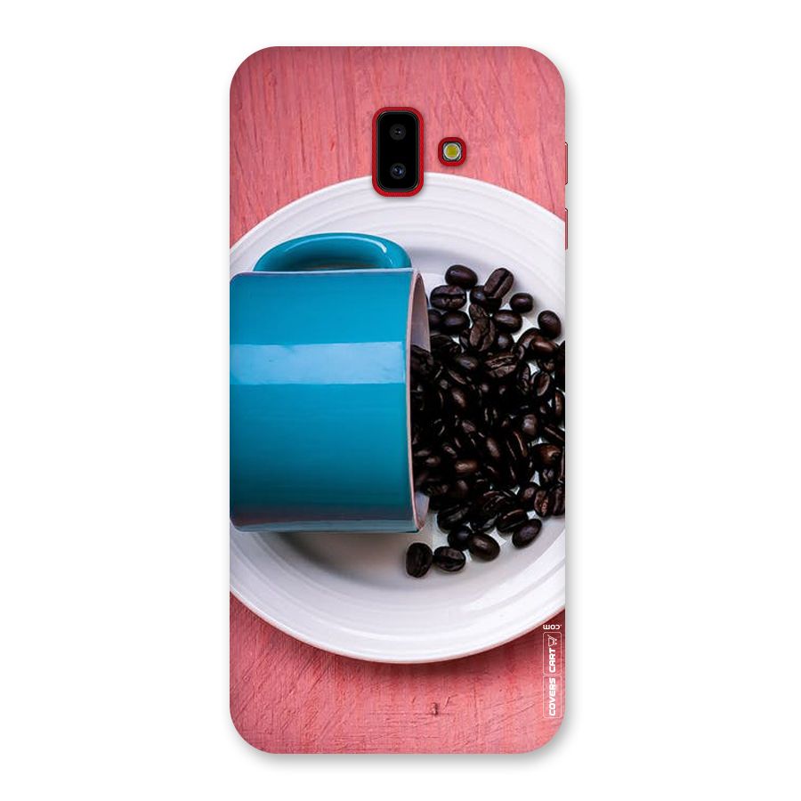 Blue Mug And Beans Back Case for Galaxy J6 Plus