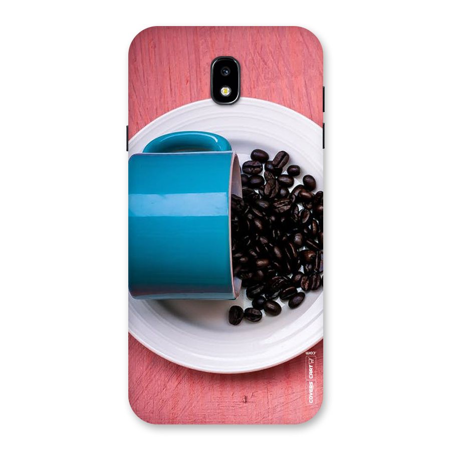 Blue Mug And Beans Back Case for Galaxy J7 Pro