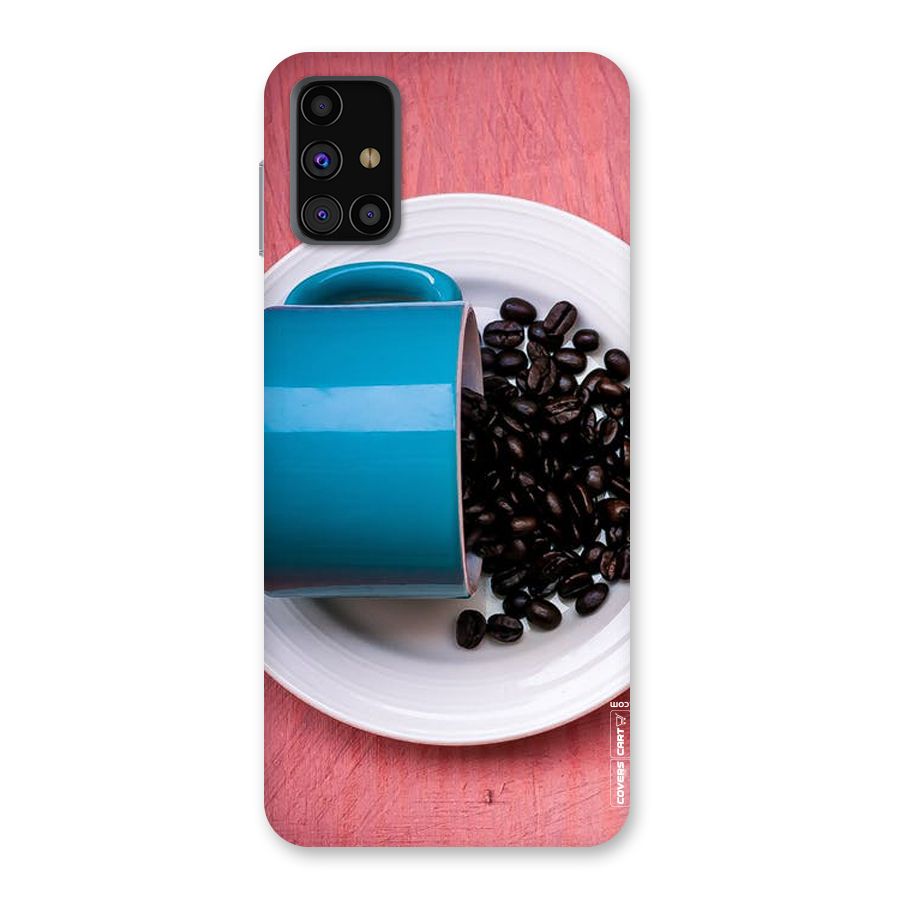 Blue Mug And Beans Back Case for Galaxy M31s