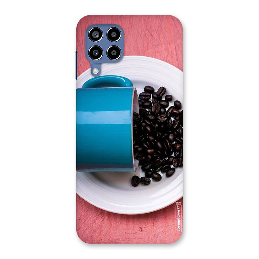 Blue Mug And Beans Back Case for Galaxy M53 5G