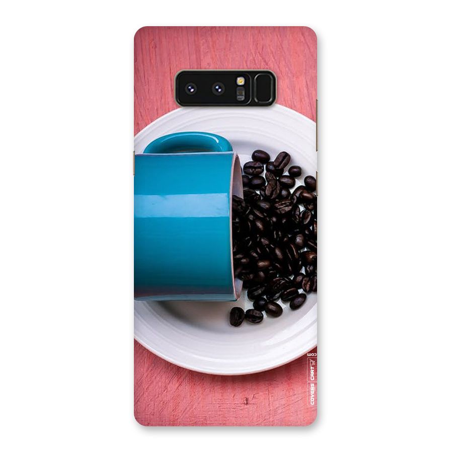 Blue Mug And Beans Back Case for Galaxy Note 8